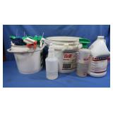 Spray Bottle Nozzles, Cleaners, Buckets