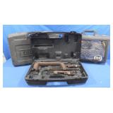 3 Tool Cases, 9" C-Clamp, 2 others