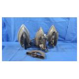 3 Vintage Electric Irons