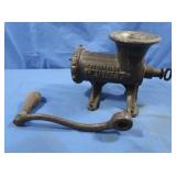 Vintage Enterprise Tinned Meat Hopper w/Crank