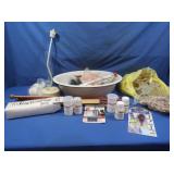 Wine Making Supplies in Enamelware Bowl