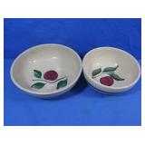 Vintage Watt Pottery Bowls #73 & #55