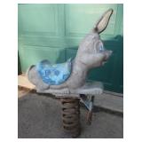Vintage Spring Playground Rabbit