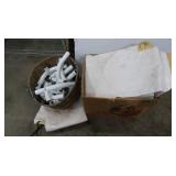 Several Tarps, Metal Legs pcs