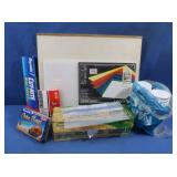 Cutting Boards, Partial Wax Paper, Foil, Oven