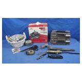 Med Disposable Gloves, Duct Tape, Scissors, Pens