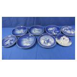 1970s Royal Copenhagen Collector Plates