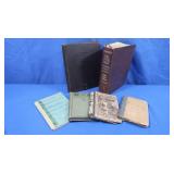 Antique Books-1876 Arithmetic, 1907 Poe, 1888