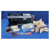 Pumic Stone Grinder Tool, Steamer, Scunci Curlers