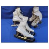 Vintage Roller Skates-Wood Wheel, Figure Skates