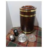 Vintage Barrel Smoking Stand