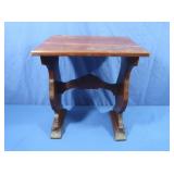 Wood Side Table 14x10.5x18"