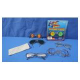 Holographic Glasses, other Glasses