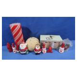 NIB Set of 2 christmas Tree Votive Candles,Vintage