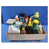 New Lawn Booster, Partial Bottles-Liquid Fence,