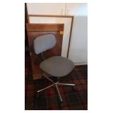 Chair, Desk Pad, White Board