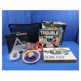 Vintage Games-Toss-um, Score Four, Tri-ominos,