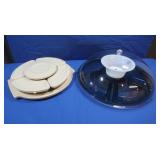 Vintage Thermo Serv Snack Bar, Covered Serving