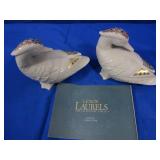 2 Lenox Jewels Ducks