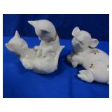 2 Lenox Jewels Cat Figurines w/boxes
