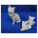 Lenox Jewels Reclining Cat & Holiday Cat-w/boxes