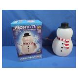 NIB Frost Byte the Snowman Animated 3D Christmas