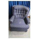 La Z Boy Upholstered Armchair-swivels 32x31x34"