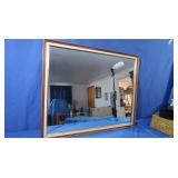 Framed Mirror 33x27" (very heavy)