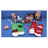 Christmas D?cor, Wood Candle Holders