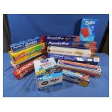 Aluminum Foil, Freezer Paper, Quart Freezer Bags