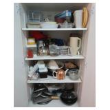Contents 2 Shelves-Kitchen Items, Vintage