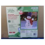 New Holiday Living Lighted Outdoor Snowman 44" H