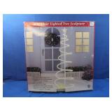 6 ft Lighted Spiral Tree