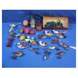 Asst Clip-on Bird Ornaments