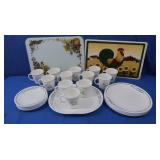 31 pcCorelle Rosemary Pattern & more