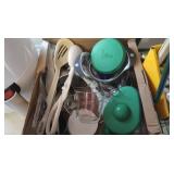 Contents of drawer-Pyrex Measuring Cup, Silicone