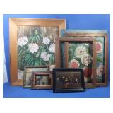 Painting by orig S Ferguson-signed, framed