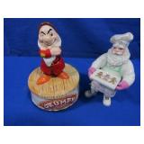 Lenox Santa in orig box, Musical Motion Disney