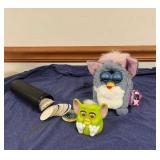 1998 Furby in box (good  cond), Sm. Yellow Furby &