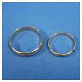 Antique 14K Yellow Gold Wedding Base Set-5.6 g