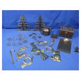 Brass-Box, Whistles, Ornaments, Watering Can &