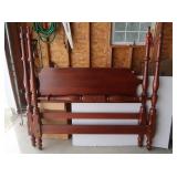 Wooden Headboard & Footboard 56x58"