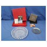 Waterford Crystal Plate in box, Wendell August