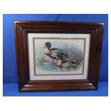 Wood Framed Mallard Print