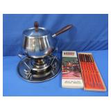 Reed & Barton Fondue Set