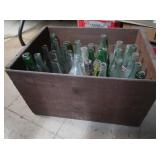 various Glass Bottles in Crate