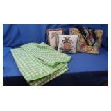 Flipflop Tote, Pillows, Tablecloths-60" round