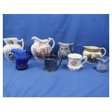 Pitchers & Cups-Adams England, Cobalt,