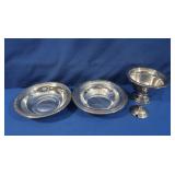Sterling Bowls, Sugar Pedestal Dish-9 oz
