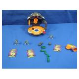 TMNT Basketball Micro Toys Set 1990s
